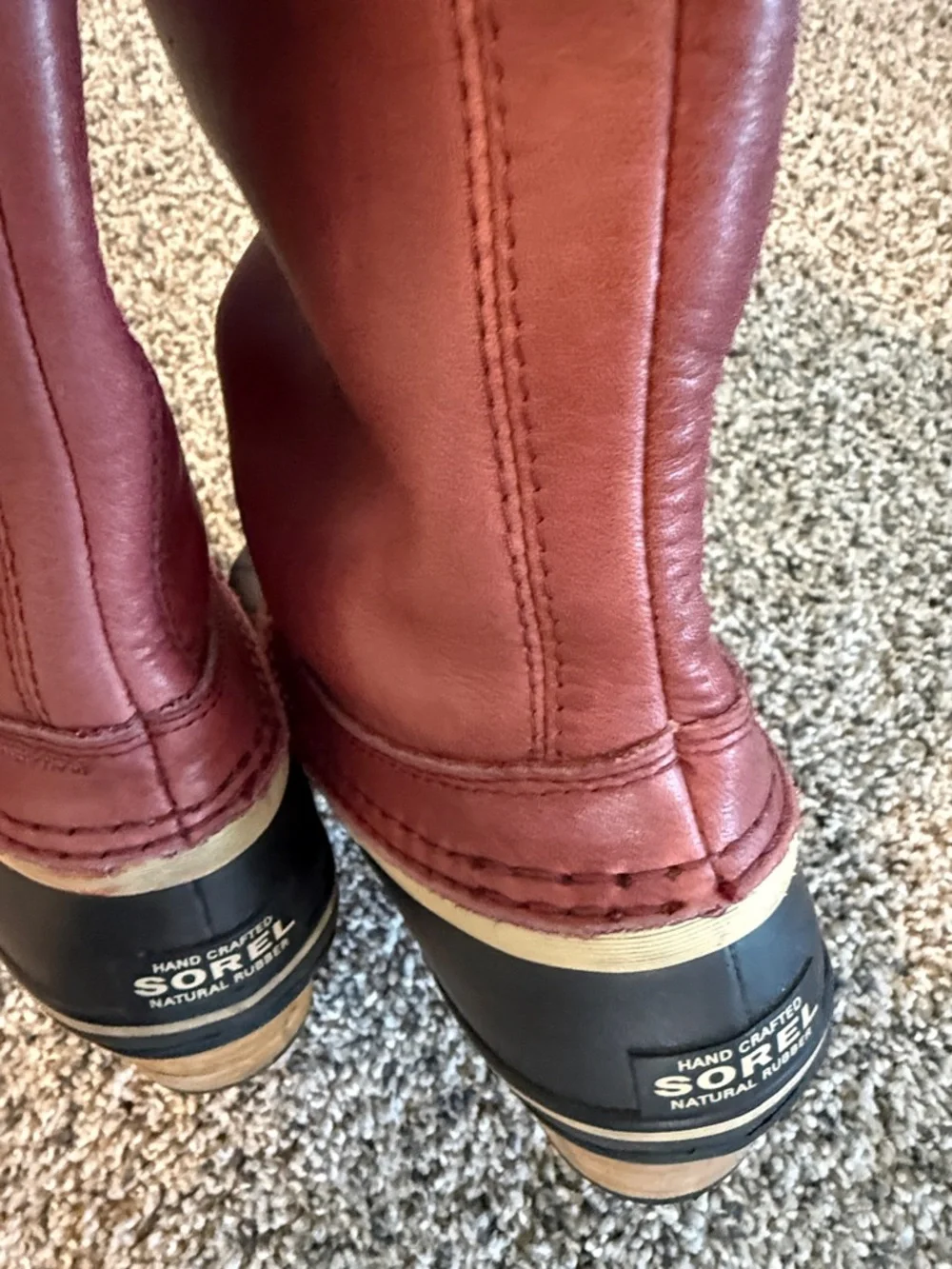 SOREL Slimpack Riding Tall II Shell Boots Equestrian Waterproof Leather 7.5